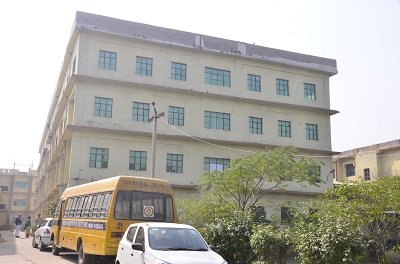 College Main Building & Transport Fleet